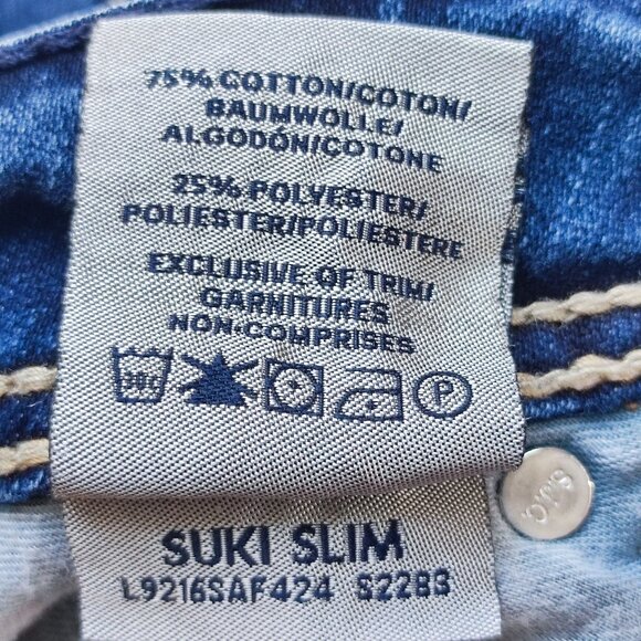 Silver Jeans Suki Slim women's size 32X31 denim blue straight - Picture 8 of 15